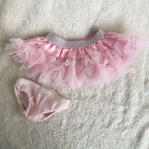 Build A Bear Workshop Pink Tulle Tutu Skirt Undies 2 Piece Set Clothes